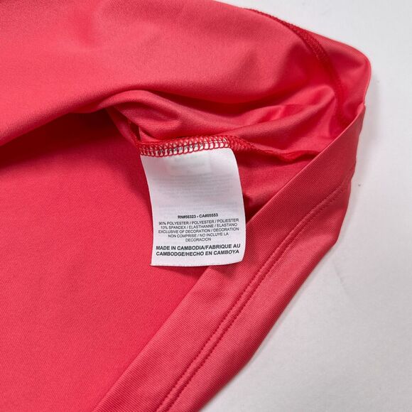 Nike Tiger Woods Collection Golf Polo Shirt Men’s Size XL Pink‎ Breathable Snap - Picture 7 of 10